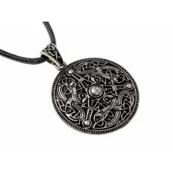 Oseberg Viking Amulet, Silvered