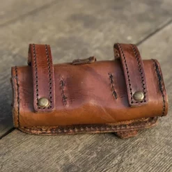 Epic Armoury Potion Holder With Three Bottles, Brown -Renaissance and Tudor clothing Shop potion holder with three bottles brown 2
