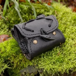 Epic Armoury Potion Holder With Two Bottles, Black -Renaissance and Tudor clothing Shop potion holder with two bottles black 2