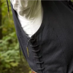 Epic Armoury Pourpoint Galileo, Black -Renaissance and Tudor clothing Shop pourpoint galileo black 5