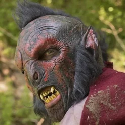Epic Armoury Red Orc Mask -Renaissance and Tudor clothing Shop red orc mask 3