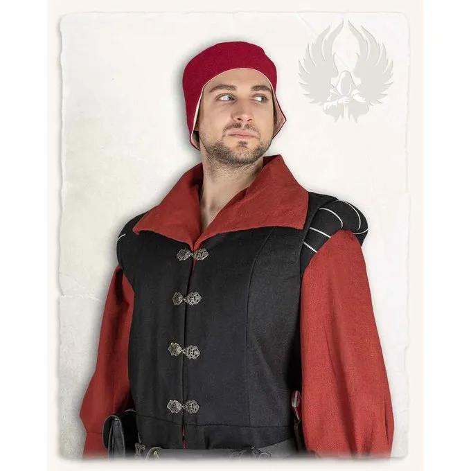 Mytholon Renaissance Doublet Geoffrey, Black 4 Mytholon Renaissance Doublet Geoffrey, Black - Image 2