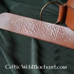 Leonardo Carbone Ring Belt With Celtic Knot, Brown 8 Leonardo Carbone Ring Belt With Celtic Knot, Brown -Renaissance and Tudor clothing Shop ring belt with celtic knot brown 1
