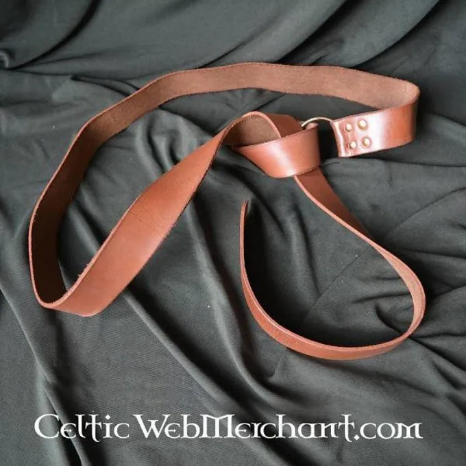 Leonardo Carbone Ring Belt With Celtic Knot, Brown 3 Leonardo Carbone Ring Belt With Celtic Knot, Brown