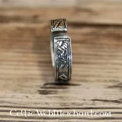 Rune Ring, Pewter -Renaissance and Tudor clothing Shop rune ring pewter 2