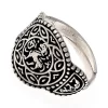 Saxon Ring Aethelswith Silvered