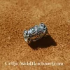 Silver Viking Beard Bead 1 Silver Viking Beard Bead -Renaissance and Tudor clothing Shop silver viking beard bead