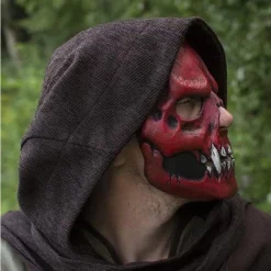 Epic Armoury Skull Trophy Mask, Red -Renaissance and Tudor clothing Shop skull trophy mask red 3
