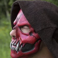 Epic Armoury Skull Trophy Mask, Red -Renaissance and Tudor clothing Shop skull trophy mask red 4