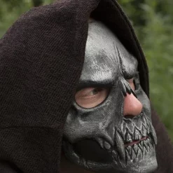Epic Armoury Skull Trophy Mask, Silver -Renaissance and Tudor clothing Shop skull trophy mask silver 3
