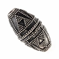 Viking Bead Telemark, Silvered Bronze