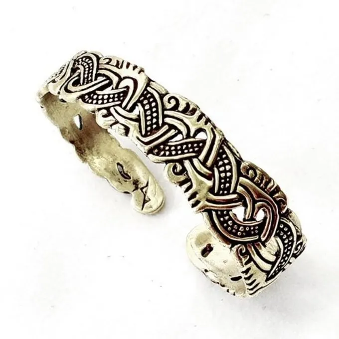 Viking Bracelet Isle Of Man, Silvered 5 Viking Bracelet Isle Of Man, Silvered - Image 3