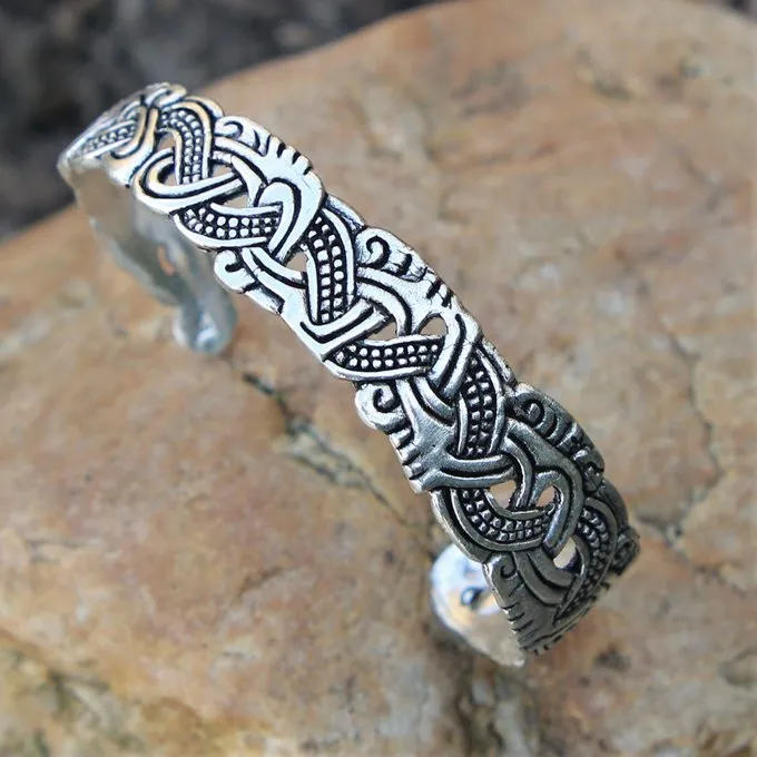 Viking Bracelet Isle Of Man, Silvered 7 Viking Bracelet Isle Of Man, Silvered - Image 5