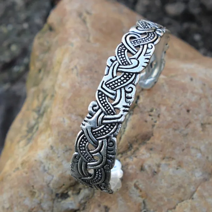Viking Bracelet Isle Of Man, Silvered 8 Viking Bracelet Isle Of Man, Silvered - Image 6