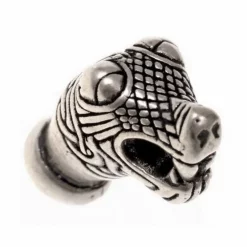 Viking Chain End Oseberg, Silvered, Price Per Piece