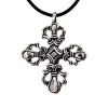 Viking Cross Ringerike Style, Silvered 1 Viking Cross Ringerike Style, Silvered -Renaissance and Tudor clothing Shop viking cross ringerike style silvered