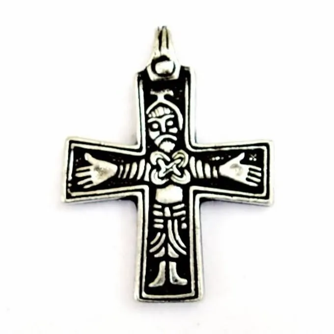 Viking Cross Sanda, Silvered 3 Viking Cross Sanda, Silvered