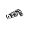 Viking Dragon Beard Bead Silver -Renaissance and Tudor clothing Shop viking dragon beard bead silver