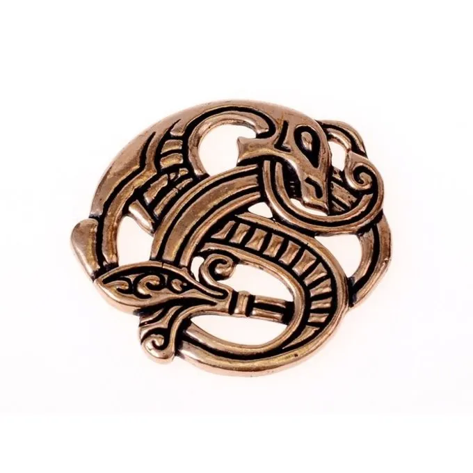 Viking Dragon Pendant, Bronze 3 Viking Dragon Pendant, Bronze