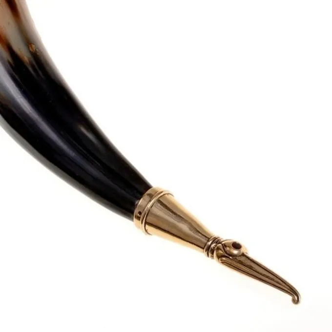Viking Drinking Horn Odin With Raven Head 4 Viking Drinking Horn Odin With Raven Head - Image 2