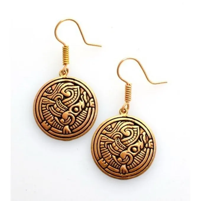 Viking Earrings Birka, Bronze 4 Viking Earrings Birka, Bronze - Image 2