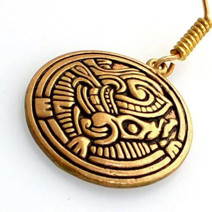 Viking Earrings Birka, Bronze 3 Viking Earrings Birka, Bronze