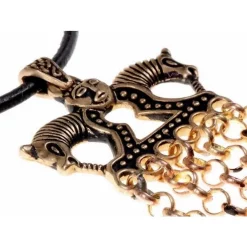Viking Horse Pendant Staraja Ladoga, Bronze 5 Viking Horse Pendant Staraja Ladoga, Bronze -Renaissance and Tudor clothing Shop viking horse pendant staraja ladoga bronze 1