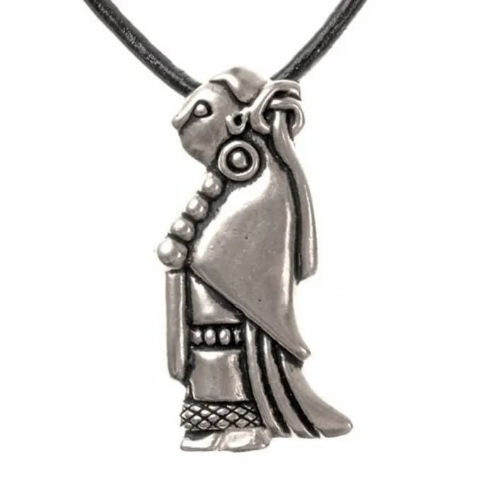 Viking Jewel Valkyrjar, Silvered 3 Viking Jewel Valkyrjar, Silvered