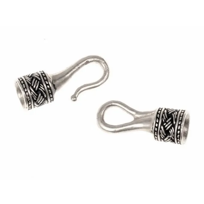 Viking Necklace Lock 3 Mm, Silvered 3 Viking Necklace Lock 3 Mm, Silvered