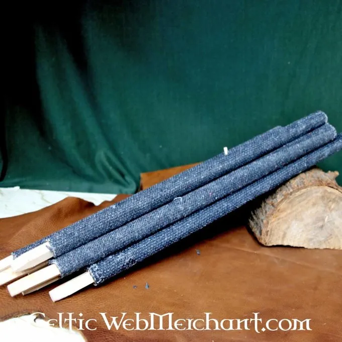 Wax Torch 90 Min. Burning Time, Set Of 10 Pieces 3 Wax Torch 90 Min. Burning Time, Set Of 10 Pieces