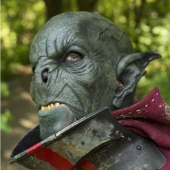 Epic Armoury Wild Orc Mask Dark Green, LARP Mask -Renaissance and Tudor clothing Shop wild orc mask dark green larp mask 2