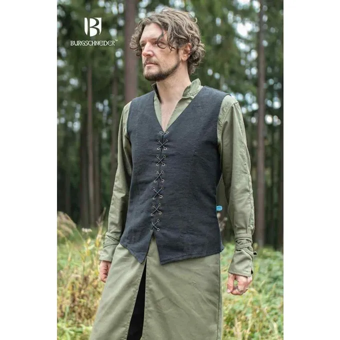 Burgschneider Women's Vest Marian, Black 3 Burgschneider Women's Vest Marian, Black