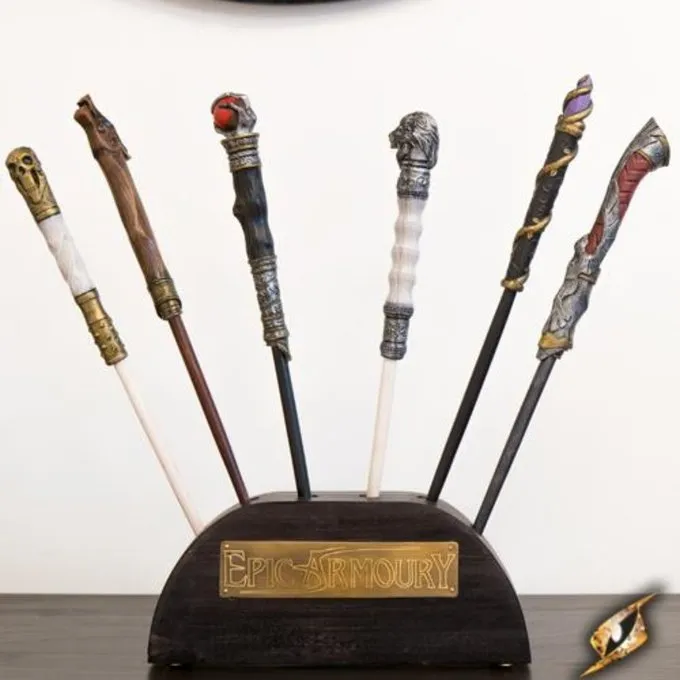 Epic Armoury Wooden Stand For Wands 3 Epic Armoury Wooden Stand For Wands
