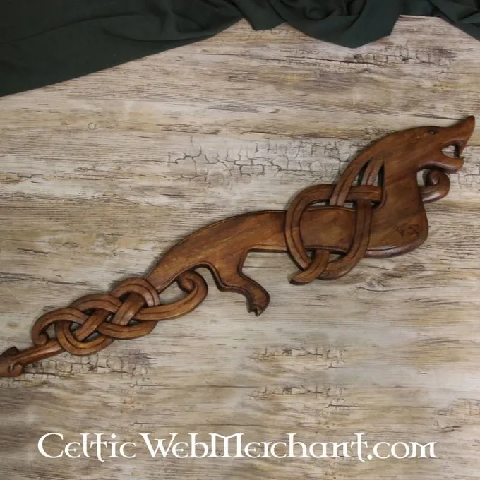 Wooden Viking Dragon Looking Right 5 Wooden Viking Dragon Looking Right - Image 3