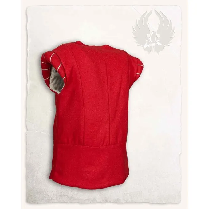 Mytholon Wool Renaissance Doublet Geoffrey, Red 5 Mytholon Wool Renaissance Doublet Geoffrey, Red - Image 3