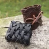 Epic Armoury Woven Leather Bracelet, Brown